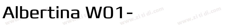 Albertina W01字体转换